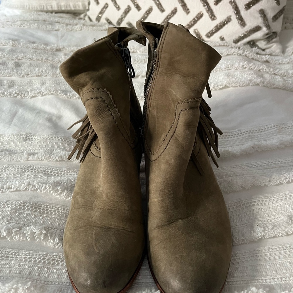 Sam Edelman fringe booties - Picture 2 of 4